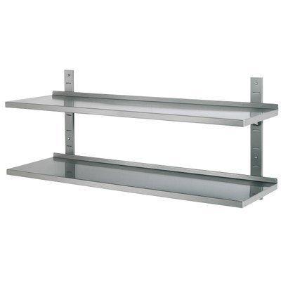 Hendi 2 Wandplanken | RVS | 1400 x 355 mm, Zakelijke goederen, Horeca | Meubilair en Inrichting, Verzenden