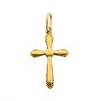 Gouden hanger van een kruis, Goud, Goud, Gebruikt, Verzenden