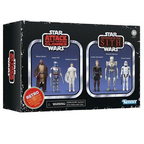 (Pre-order) Star Wars The Retro Collection Attack of the..., Verzamelen, Star Wars, Actiefiguurtje, Zo goed als nieuw, Verzenden