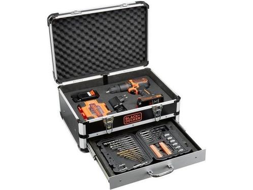 BLACK+DECKER BDC718AS2F-QW Klopboormachine - 18V - incl. 2, Doe-het-zelf en Verbouw, Gereedschap | Handgereedschap, Zo goed als nieuw