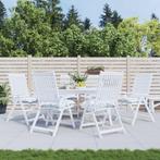 vidaXL Stoelkussens 6 st 50x50x7 cm stof bladpatroon, Huis en Inrichting, Woonaccessoires | Kussens, Verzenden, Nieuw, Groen
