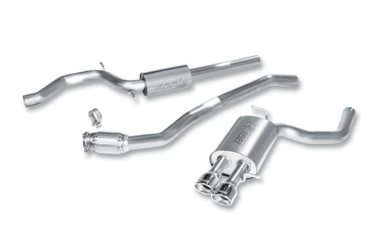 Borla 09-15 Audi A4 Quattro Base SS Catback Exhaust - 140315, Auto-onderdelen, Uitlaatsystemen, Ophalen of Verzenden