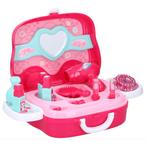 Eddy Toys Beautycase - prinsessen - 25 cm - roze - 19-delig, Verzenden, Nieuw