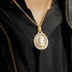 Bicolor gouden hanger van Jezus Christus (Hanger of bedel), Ophalen of Verzenden, Gebruikt, Goud, Overige merken