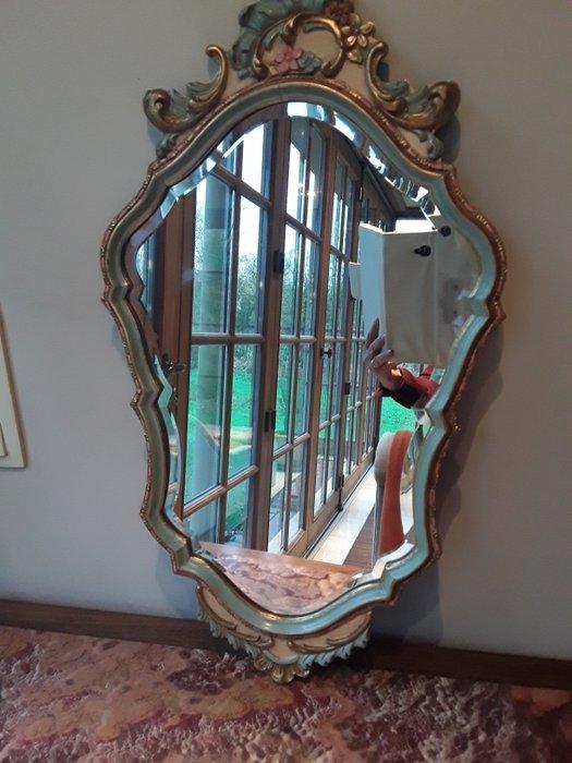 Spiegel - Hout, Glas, Verzilverd - Vintage barokke spiegel, Antiek en Kunst, Curiosa en Brocante