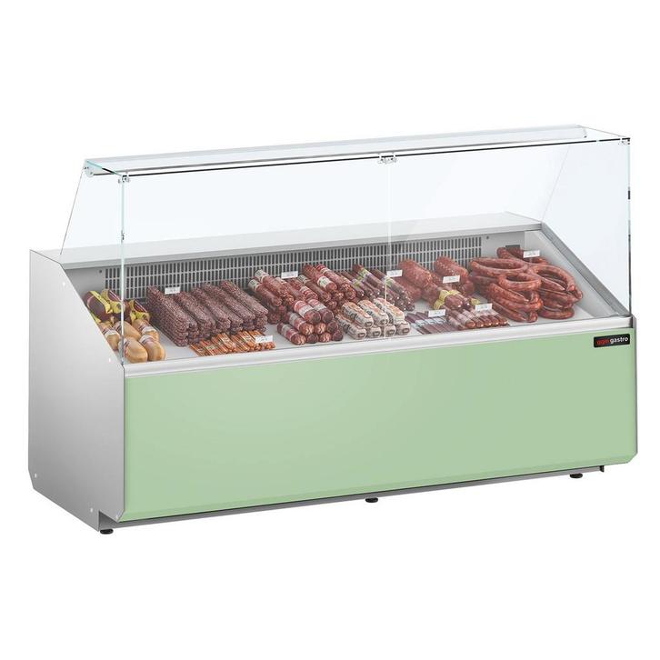 GGM Gastro | Koelvitrine - 2500mm - Lichtgroen voorpaneel |, Zakelijke goederen, Horeca | Overige, Verzenden