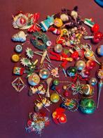 Kerstballen (40) - Ballen en figuren 6-8 cm - Glas, Nieuw