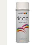 Motip Deco Paint Ral 9016 Verkeers Wit Hoogglans 400 ml, Nieuw, Verzenden