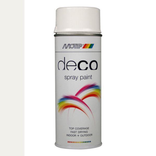 Motip Deco Paint Ral 9016 Verkeers Wit Hoogglans 400 ml, Doe-het-zelf en Verbouw, Verf, Beits en Lak, Nieuw, Ophalen of Verzenden