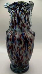 Vaas - Glas - Boheems spetterglas, Antiek en Kunst