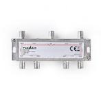 F connector splitter - Nedis (6-weg, 17 dB), Verzenden, Nieuw