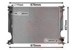 RADIATOR VOOR LEXUS IS250/IS350 2006-2009 1640026400, Ophalen of Verzenden, Nieuw