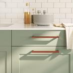 vidaXL Handvatten 10 st 224 mm roestvrij staal bronskleurig, Doe-het-zelf en Verbouw, Hang- en Sluitwerk, Verzenden, Nieuw