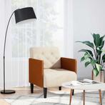 vidaXL Fauteuil met armleuningen 55 cm Linnen, Huis en Inrichting, Fauteuils, Verzenden, Nieuw