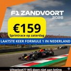 F1 Zandvoort 2026 - Sprintrace & kwalificatie - Duinkaart, Eén persoon