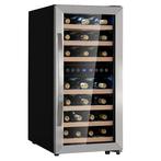 Wijnklimaatkast wijnkoeler dubbel zone vrijstaand Vinamour, 85 tot 120 cm, Zonder vriesvak, 75 tot 100 liter, Nieuw