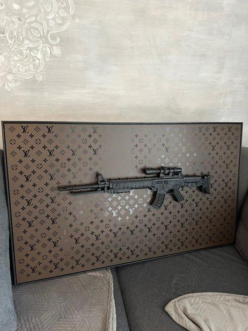 Daluxe Art - 1999 • LV gun • XL, Antiek en Kunst, Kunst | Schilderijen | Modern