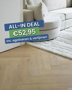 Actie vloer Plak PVC Visgraat Naturel eiken - OP = OP! |, Huis en Inrichting, Stoffering | Vloerbedekking, Ophalen, Nieuw