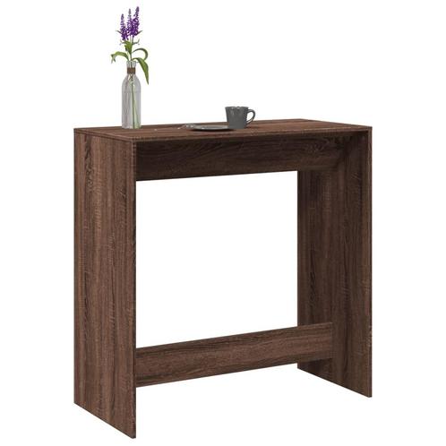 vidaXL Bartafel 102x50x103,5 cm bewerkt hout bruin, Huis en Inrichting, Tafels | Eettafels, Nieuw, Verzenden