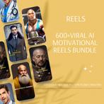 600+ AI-Ready Motivational Reel Bundle, Nieuw
