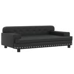 Hondenbed 90cm Zwart | OP = OP | Duurzame Koop, Dieren en Toebehoren, Hondenmanden, Ophalen of Verzenden, Nieuw, Leer
