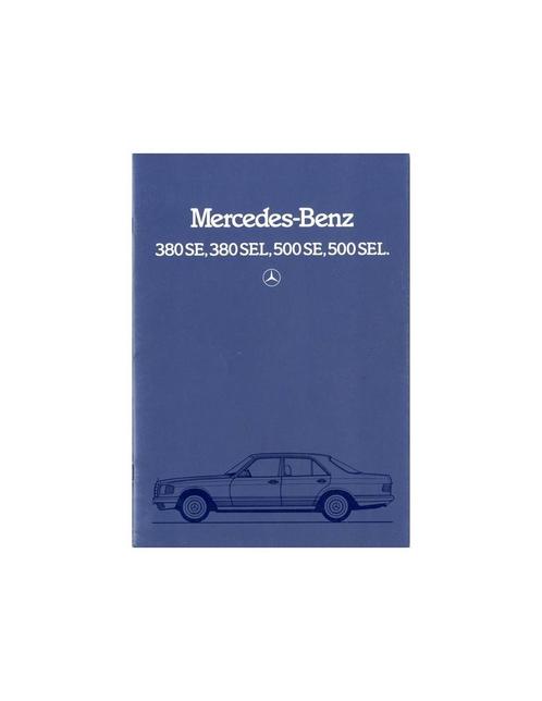 1984 MERCEDES BENZ S KLASSE BROCHURE DUITS, Boeken, Auto's | Folders en Tijdschriften