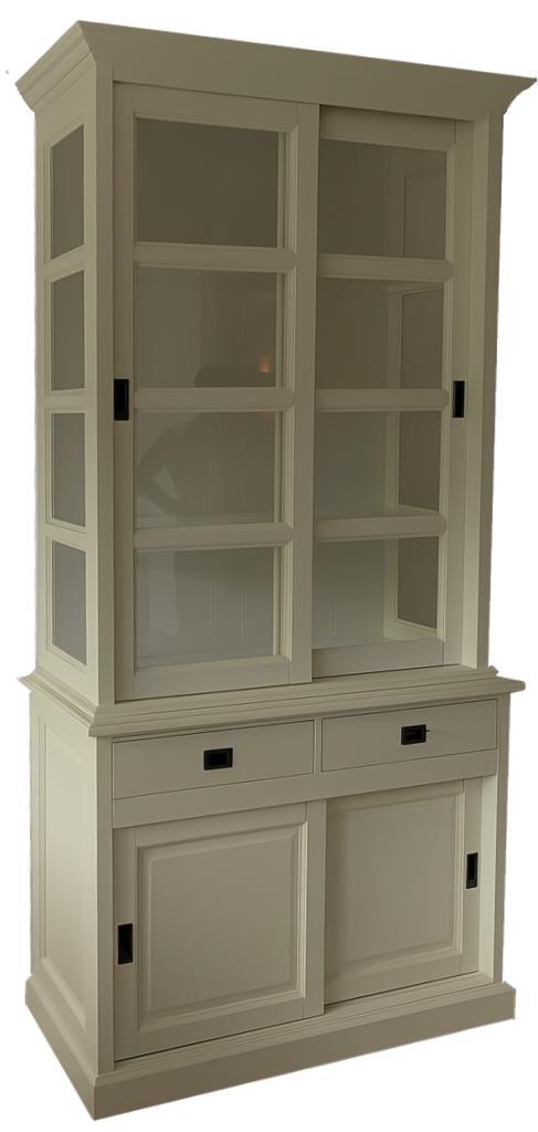 Buffetkast Engels groen Nijkerk XL 120 x 240cm, Huis en Inrichting, Kasten | Buffetkasten, Ophalen of Verzenden