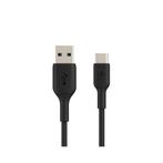Belkin charger boost USB-A naar USB-C-kabel  2 meter zwart, Nieuw, Apple iPhone, Ophalen of Verzenden