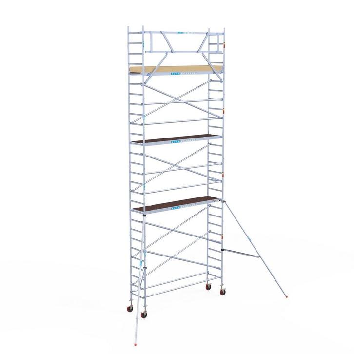 Rolsteiger Basic 75x305 9,2m werkhoogte tegen de gevel, Doe-het-zelf en Verbouw, Steigers, Rolsteiger of Kamersteiger, Nieuw, 5 meter of hoger