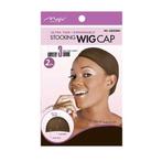 Magic Stocking Wig Cap Brown 2pcs #2225DBRO. 1pc, Nieuw, Verzenden