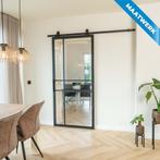 Stalen Schuifdeur - 6 Vlaks - Maatwerk - Helder glas, Doe-het-zelf en Verbouw, Kozijnen en Schuifpuien, Nieuw, Metaal, Inclusief glas