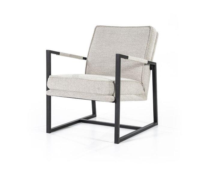 Fauteuil Isaac | Eleonora-Beige, Huis en Inrichting, Fauteuils, Nieuw, Ophalen of Verzenden