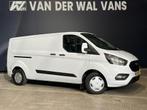 Ford Transit Custom 2.0 TDCI L2H1 Inrichting Euro6 Airco | N, Auto's, Bestelauto's, Stof, Gebruikt, Wit, Dealer onderhouden