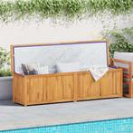 vidaXL Tuinbox 200x50x55 cm massief teakhout, Verzenden, Nieuw