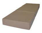 Opvouwbaar matras - logeermatras - 195x65x15 cm - cappuccino, Huis en Inrichting, Ophalen of Verzenden, Nieuw