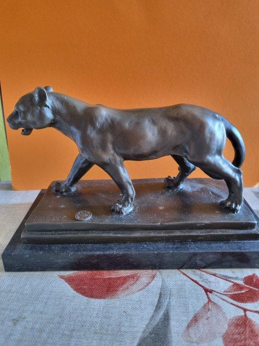 after Antoine-Louis Barye (1795-1875) - sculptuur, Pantera -, Antiek en Kunst, Curiosa en Brocante