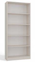 Boekenkast creme 80 cm breed  4 legplanken (Boekenkasten), Huis en Inrichting, Kasten | Boekenkasten, Verzenden, Nieuw, 50 tot 100 cm