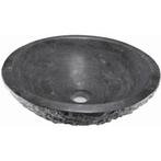 Wiesbaden Raw Waskom Rond Hamerslag - 42x14cm - Hardsteen, Ophalen of Verzenden, Nieuw