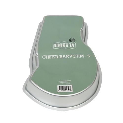 BrandNewCake Cijfer Bakvorm #5, Hobby en Vrije tijd, Taarten en Cupcakes maken, Nieuw, Verzenden