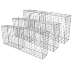 Schanskorf muur - Set: 6 - Afmetingen: 100x30x80 cm - Gabion, Verzenden, Nieuw