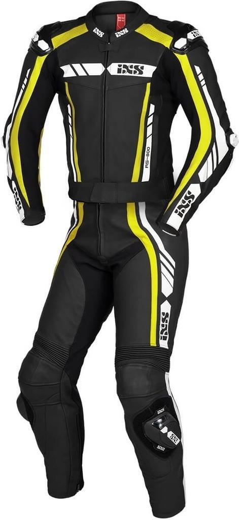 IXS Sport RS-800 1.0 Zwart Geel Wit 2-Delig Motorpak, Motoren, Kleding | Motorkleding, Heren, Nieuw met kaartje, Combipak, Verzenden