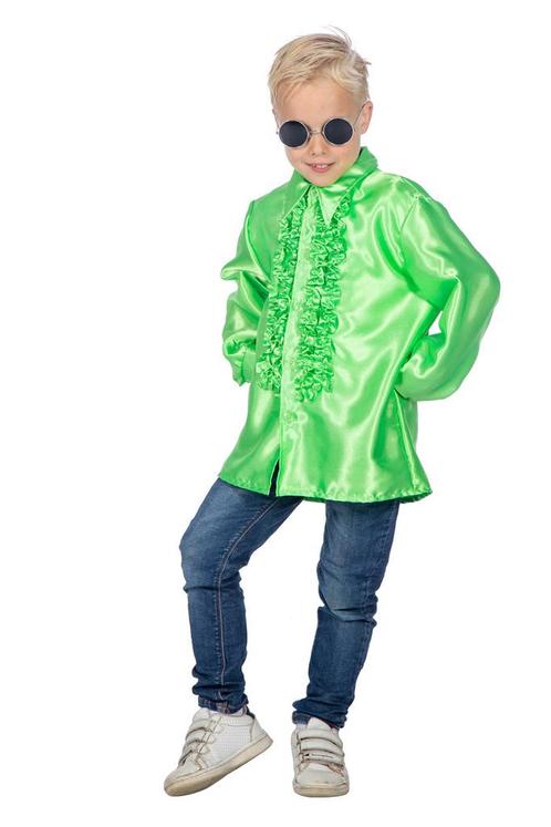 Disco 70S Blouse Groen Jongen, Kinderen en Baby's, Carnavalskleding en Verkleedspullen, Nieuw, Verzenden