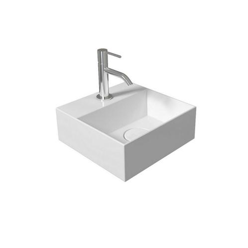 Fontein Salenzi Spy 30x30 cm Glans Wit (inclusief, Doe-het-zelf en Verbouw, Sanitair, Ophalen of Verzenden