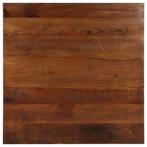 Tafelblad Recycled Hout 70x70 - OP=OP - Knallerprijs!, 50 tot 100 cm, Rustiek, Vierkant, Zo goed als nieuw