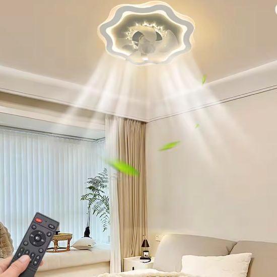 Bladloze Plafondventilator met LED – Modern en Stil, Huis en Inrichting, Lampen | Plafondlampen, Nieuw, Verzenden