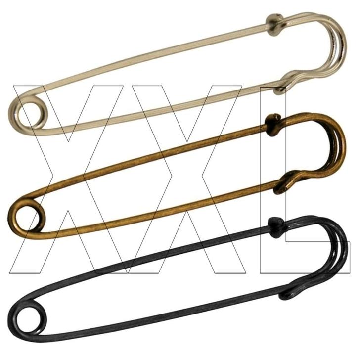 Fako Bijoux - Sierspeld / Sjaalspeld - Classic XXL - 100mm -, Sieraden, Tassen en Uiterlijk, Broches, Verzenden