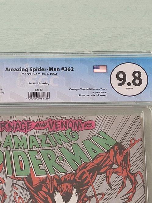 The Amazing Spider-Man #362 - Second Print - EGC 9.8 -, Boeken, Strips | Comics