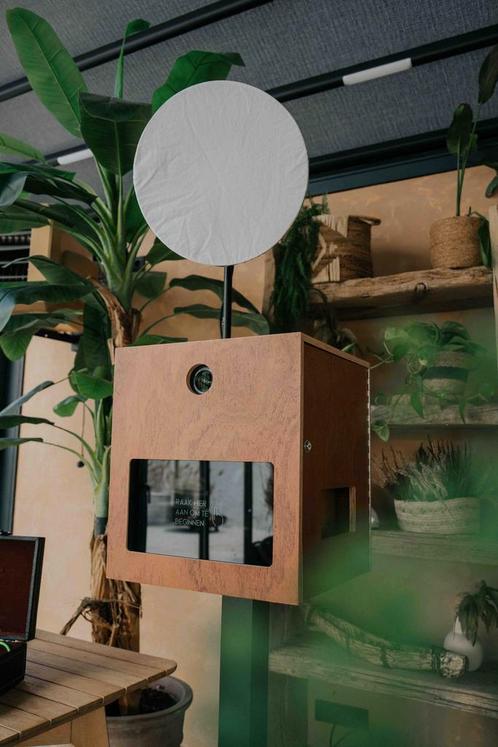 Photobooth met onbeperkt prints huren, Hobby en Vrije tijd, Feestartikelen | Verhuur, Nieuw, Verzenden