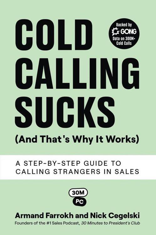 9798991156905 Cold Calling Sucks (And Thats Why It Works), Boeken, Economie, Management en Marketing, Nieuw, Verzenden