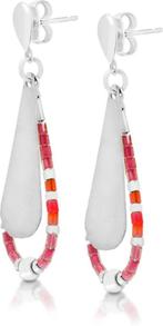 Scmyk oorbellen ES-275 B Teardrop zilverkleurig, Verzenden, Nieuw